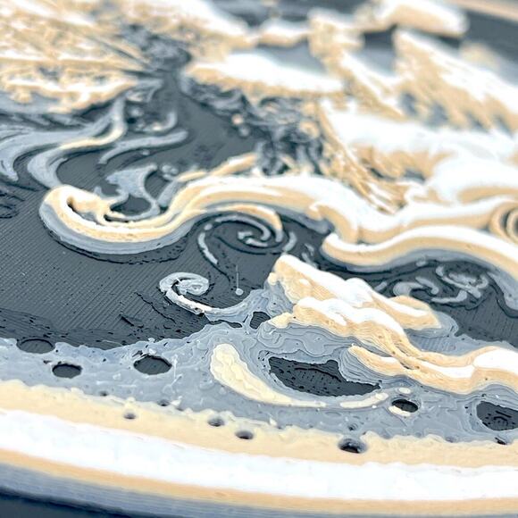 Fairy in Coffee Art, Whimsical Fantasy Wall Decor, Dreamy Espresso Art - Picture 8 of 10